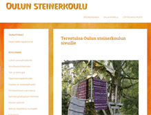 Tablet Screenshot of oulun-steinerkoulu.fi